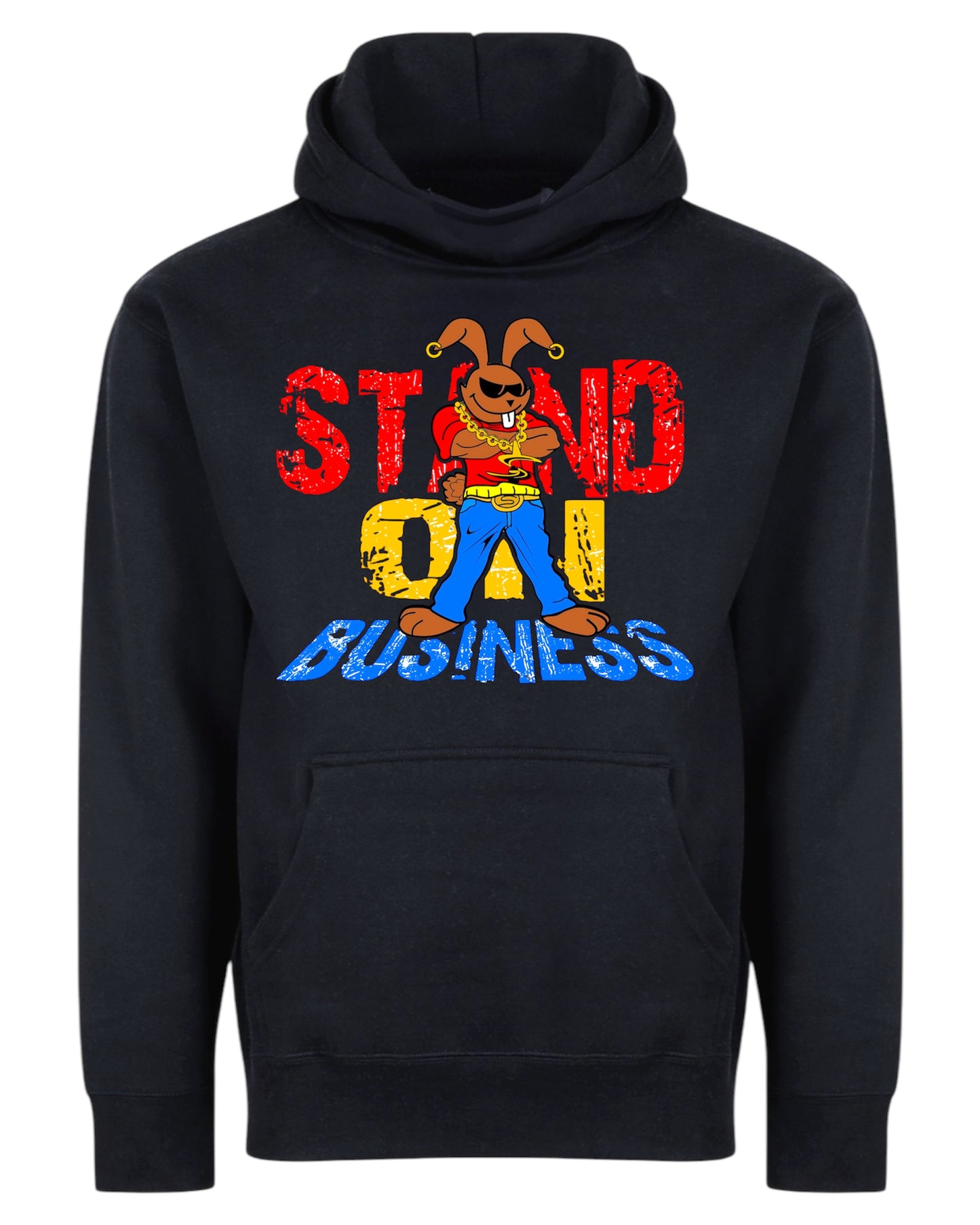 Stand On Business Hoodie - Boss Bunny Hustle Hoodie
