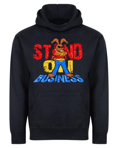 Stand On Business Hoodie - Boss Bunny Hustle Hoodie