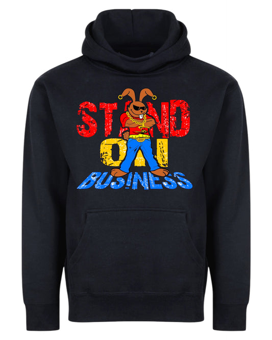 Stand On Business Hoodie - Boss Bunny Hustle Hoodie