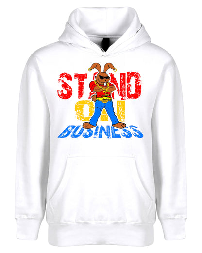 Stand On Business Hoodie - Boss Bunny Hustle Hoodie