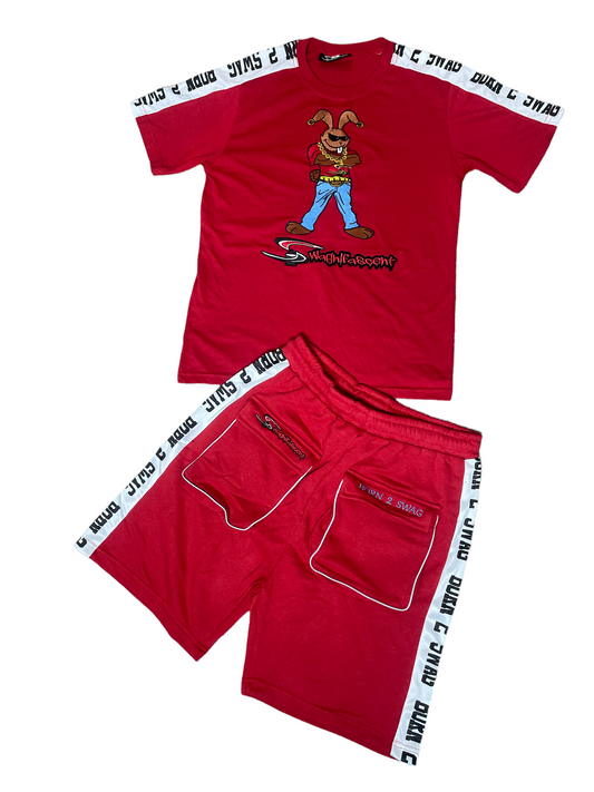 Boss Bunny Born 2 Swag Set embroidered
